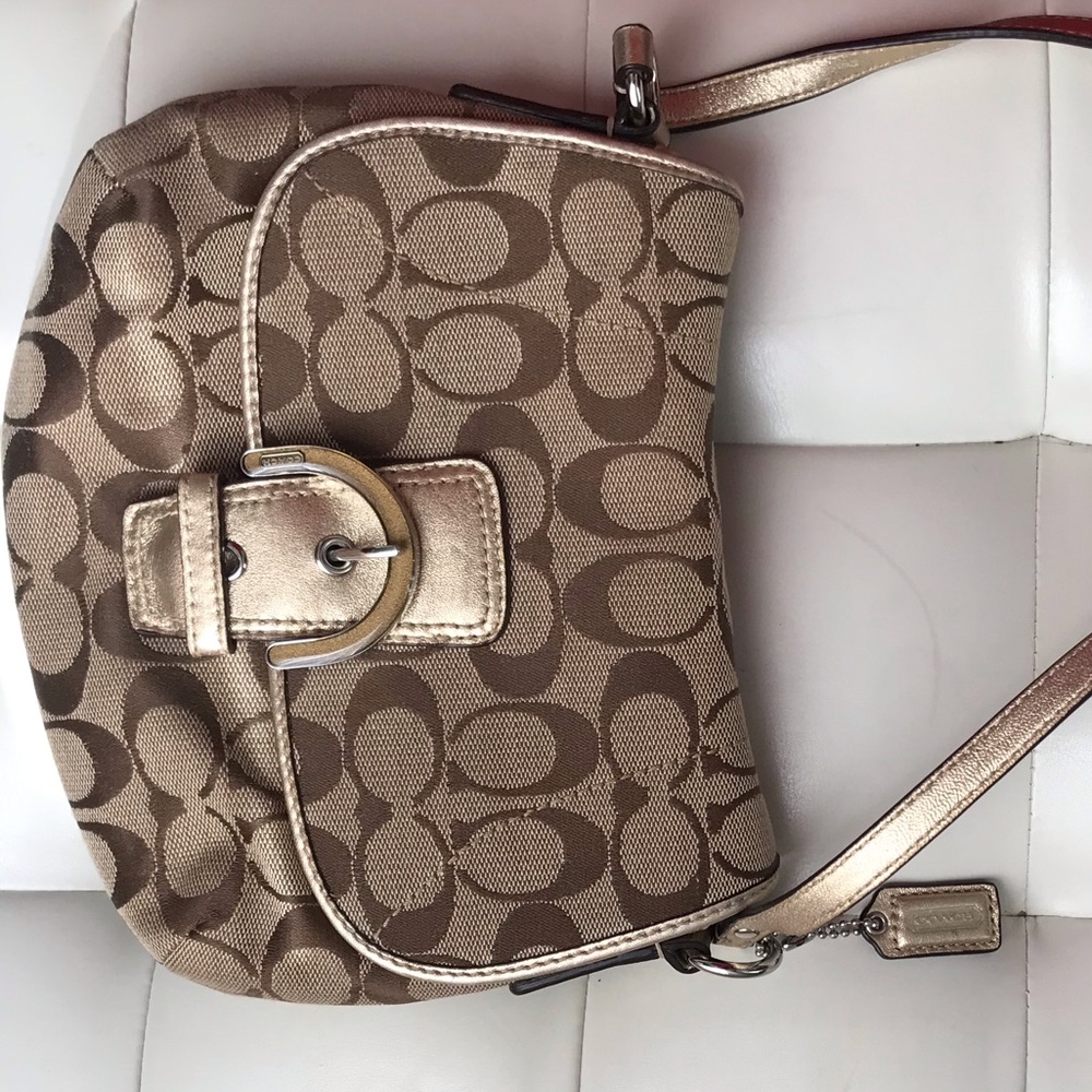 Coach Crossbody With Signature Pattern - image 1